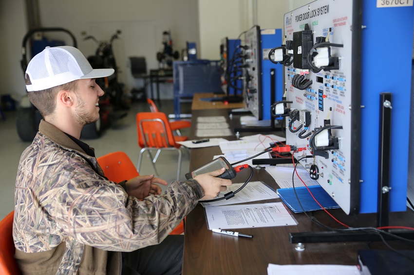 Golden Triangle Early College High School (GTECHS) senior Zackary Guyton is among the school’s inaugural graduating class. He will graduate May 11 from GTECHS and be awarded a certificate in Automotive Technology during East Mississippi Community College’s May 7 graduation ceremony. Golden Triangle Early College High School (GTECHS) senior Zackary Guyton is among the school’s inaugural graduating class. He will graduate May 11 from GTECHS and be awarded a certificate in Automotive Technology during East Mississippi Community College’s May 7 graduation ceremony.
