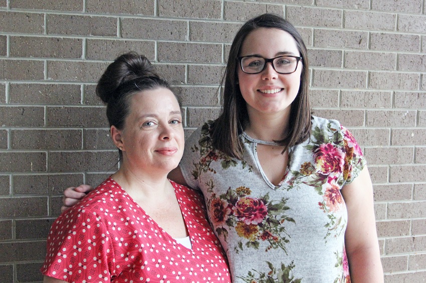 East Mississippi Community College instructor Shannon Pendergrass, at left, and student Jordan White were named the college’s 2019 HEADWAE award recipients. East Mississippi Community College instructor Shannon Pendergrass, at left, and student Jordan White were named the college’s 2019 HEADWAE award recipients.