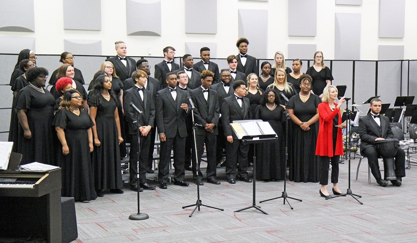 Current and prospective East Mississippi Community College students who are interested in one or more of the choral groups on the college’s Scooba campus are urged to reach out to Director of Choral Activities Dr. Lorrie Stringer. Current and prospective East Mississippi Community College students who are interested in one or more of the choral groups on the college’s Scooba campus are urged to reach out to Director of Choral Activities Dr. Lorrie Stringer.